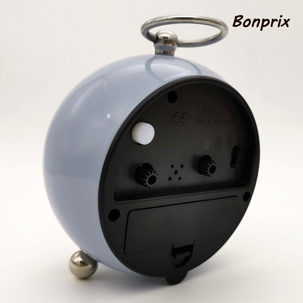 Đồng Hồ Báo Thức Để Bàn Cạnh Giường Không Gây Tiếng Ồn Màu Be Nhạt