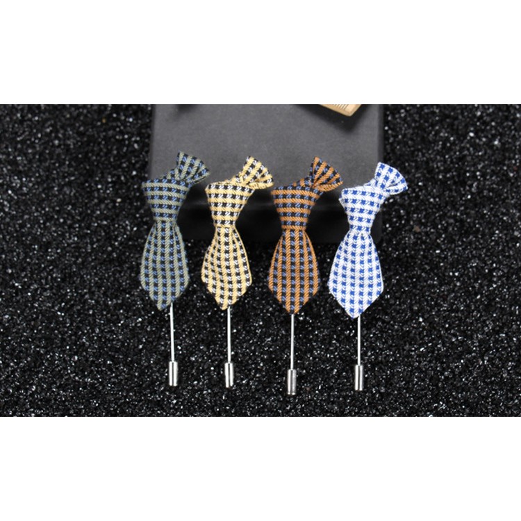 Ghim nơ cà vạt cài áo nam trang nhã GC81