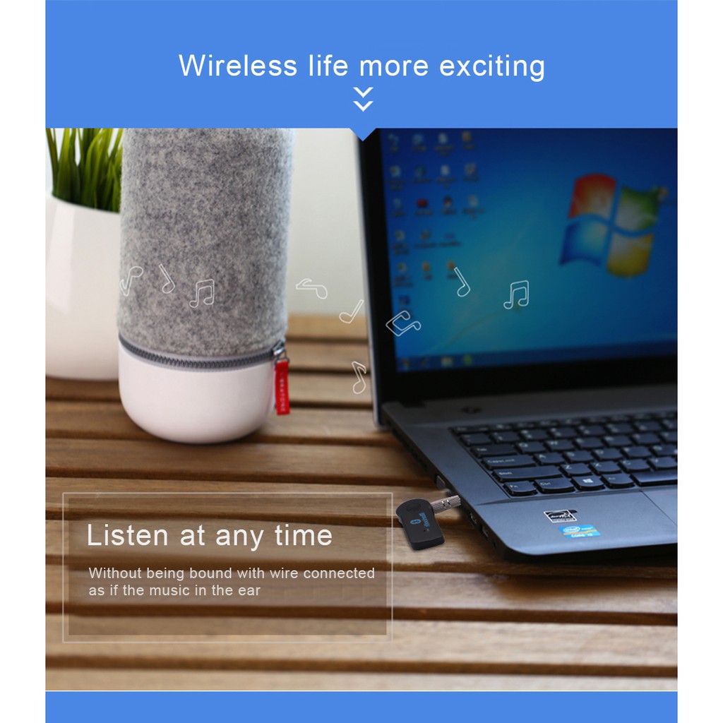 Bộ thu phát Bluetooth với jack 3.5mm cho xe ô tô