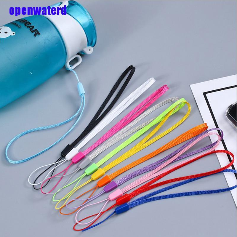 Set 10 Dây Đeo Cổ Tay Bằng Nylon Cho Điện Thoại / Máy Ảnh / Usb Giá Đỡ