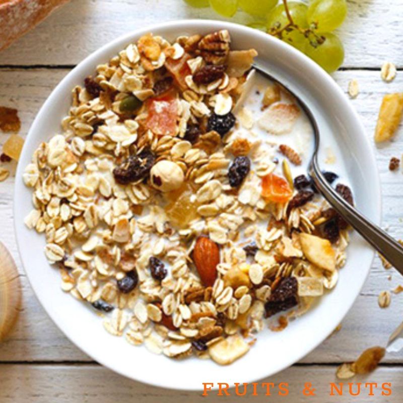 Túi Granola Siêu Hạt ăn kiêng Ngũ Cốc  Dinh Dưỡng Eat Clean Không Đường ( Túi 100gam)