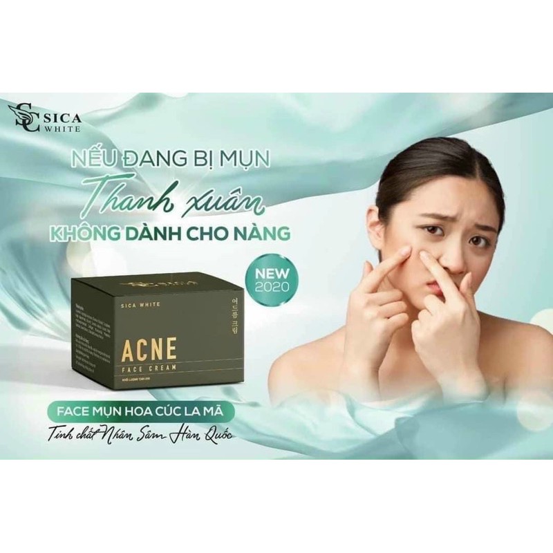 FACE MỤN LA MÃ ACNE SICA WHITE