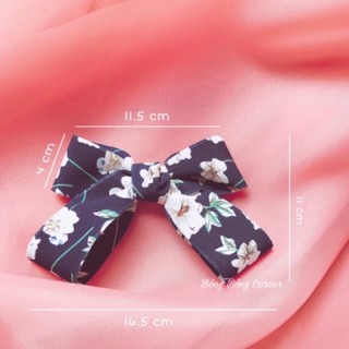Cột/ Kẹp tóc nơ vải hoa Sweetie