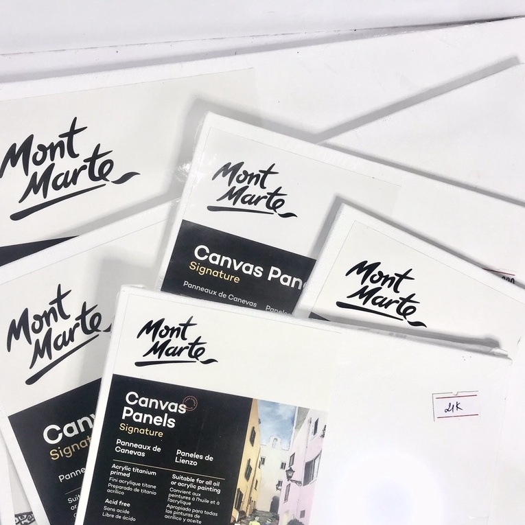 Toan căng bìa cứng Mont Marte Canvas Panel