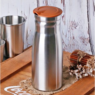 Bình nước Inox nhà hàng.nắp đen.