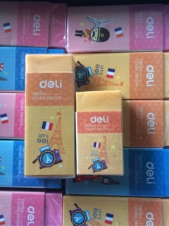 Tẩy chì Deli viên to&nho(tẩy màu/tẩy chì)