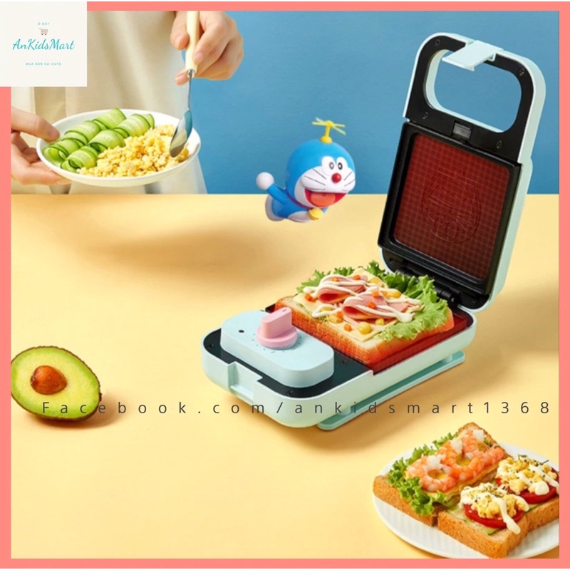 Máy làm bánh kẹp sandwich Doraemon JK1312-K72XD Joyoung Line Friends