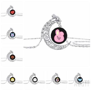 Dây chuyền hình KPOP BTS Bangtan Boy Blackpink BT21 ARMY đính đá lấp lánh dễ thương