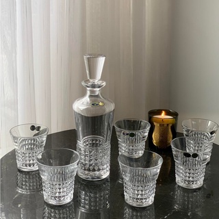 Set Bình Rượu Kèm 6 Cốc Bohemia Trinity