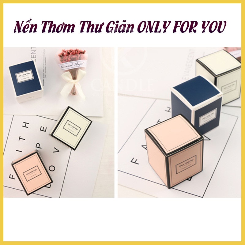 Nến thơm không khói  ONLY FOR YOU I - Nến Cốc Thư Giãn - 13 Mùi