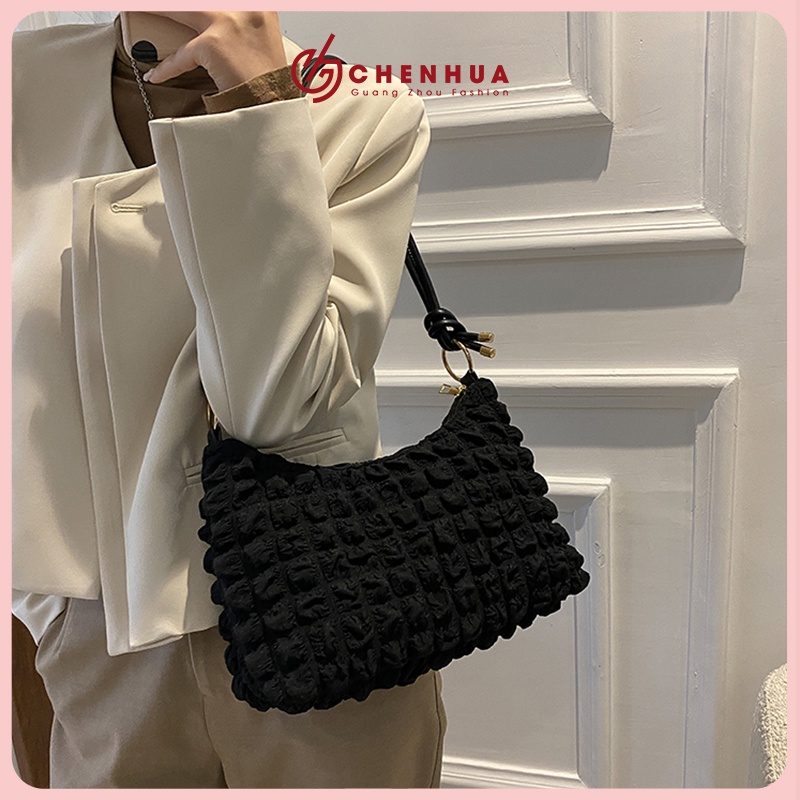 Túi vải đeo vai nữ ChenHua túi xách vải đeo vai mini dây da PU dùng đi chơi đi làm đẹp TX151