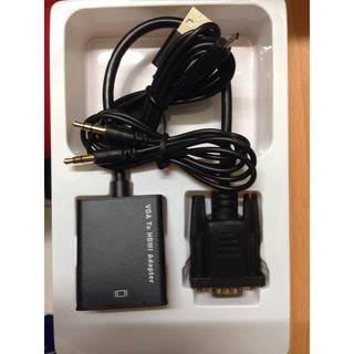 cáp chuyển đổi VGA sang HDMI Có Audio - Hàng chất lượng - VGA TO HDMI