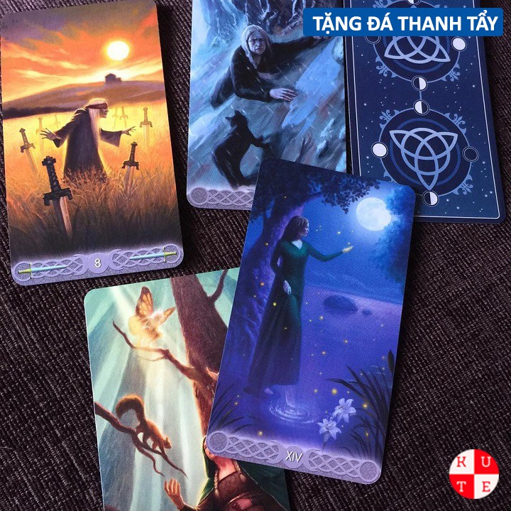 Bộ Bài Tarot Triple Goddess 78 Lá Bài Tặng File Tiếng Anh Và Đá Thanh Tẩy B9