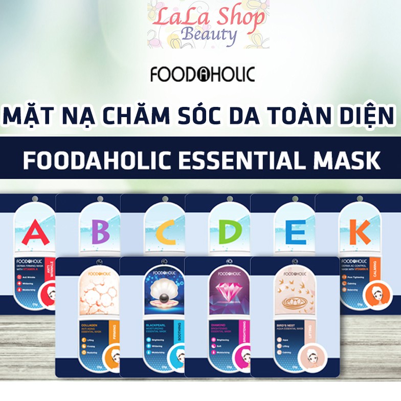 Mặt Nạ Foodaholic Essential Mask Chăm Sóc Da Toàn Diện | BigBuy360 - bigbuy360.vn