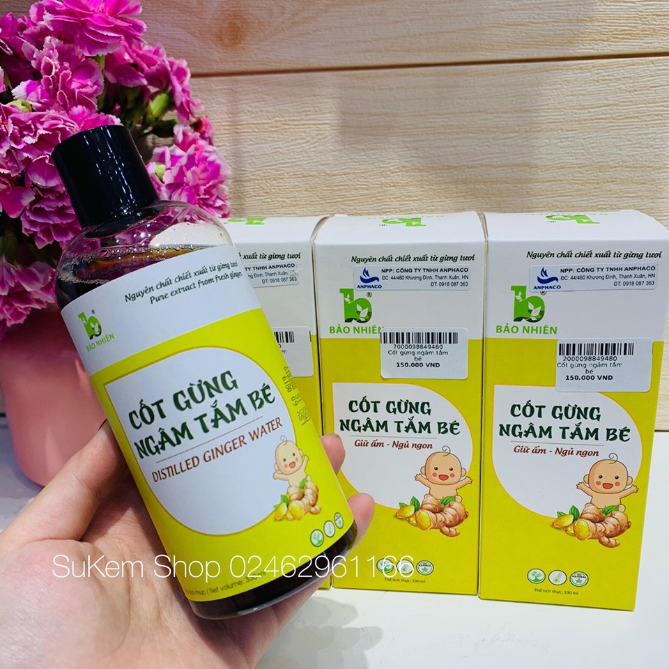 Cốt gừng ngâm tắm bé Bảo Nhiên [Sukem Store]