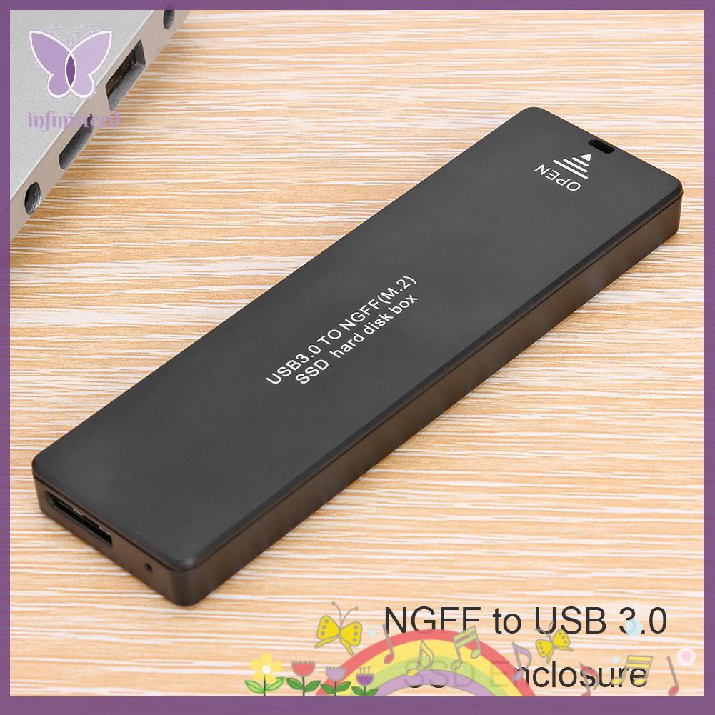 Hộp Đựng Ổ Cứng Ngff Sang Usb3.0 M2 2242 2260 2280 Sata M2 Ssd Hdd Ốp