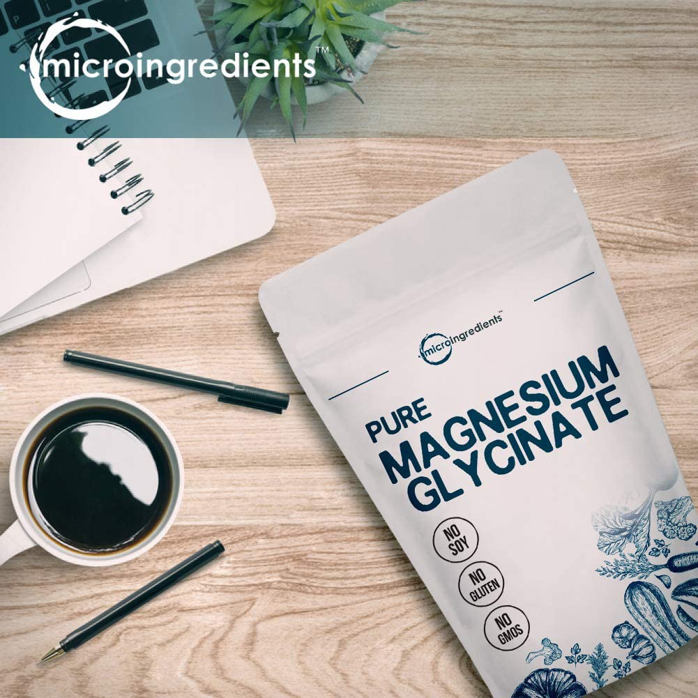 Magnesium Glycinate Bột 250g - Dạng Hấp Thu Tốt của Magnesium Mg - Micro Ingredients