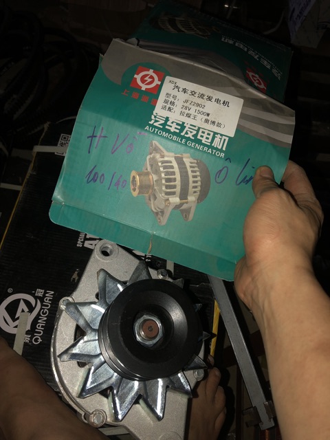 Sản phẩm gia đình làm: máy phát Ô lin HỔ VỒ trường hải 6 tấn DF375 hàng 55a 1000w