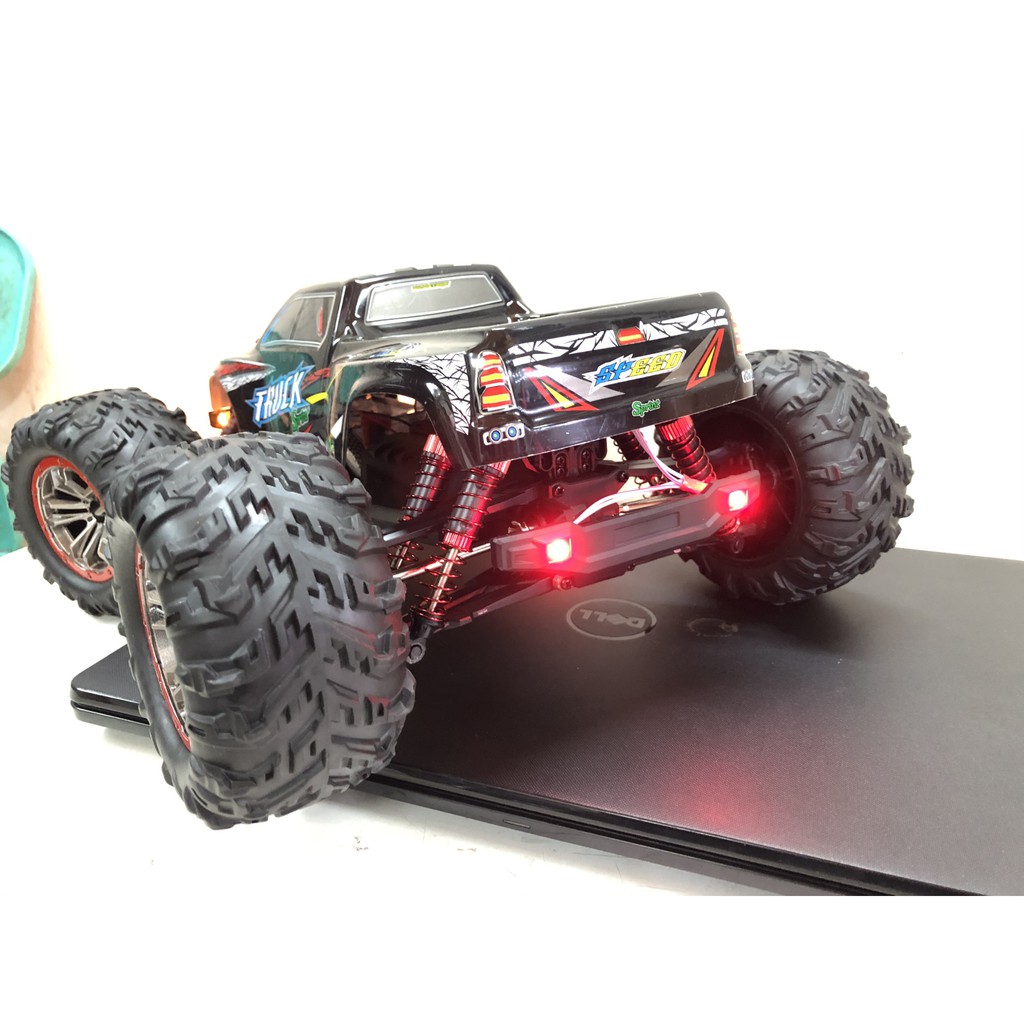 XinleHong 9125 1/10 2.4G 2 cầu 4WD 50km/h RC- Xe ô tô địa hình điều khiển từ xa tốc độ cao monster truck XinHeLong 9125