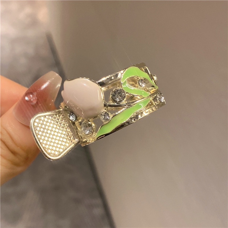 Kẹp Tóc Càng Cua Đính Đá & Ngọc Trai Siêu Nhấp Nháy Cao Cấp Sh