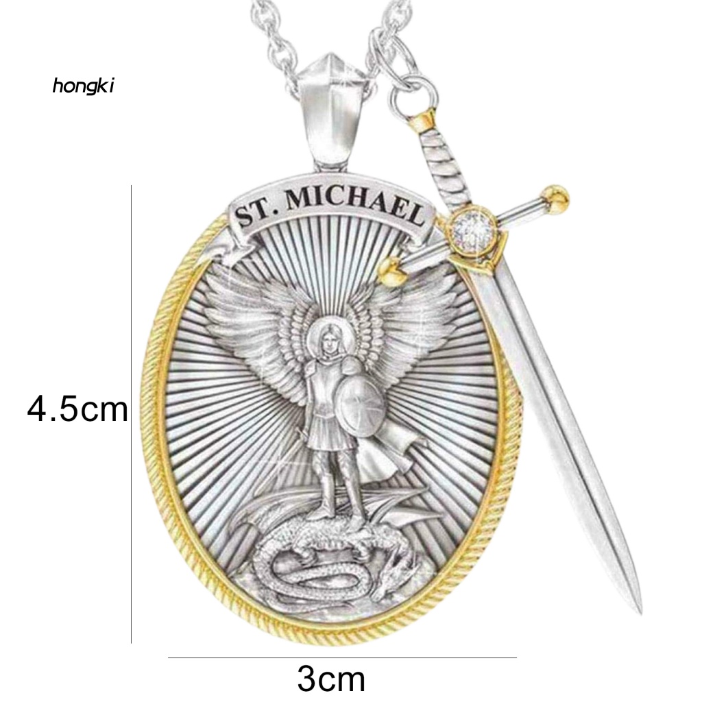 Vòng cổ Mặt Chiến Binh Thiên Thần Siêu Bền Cho Nam