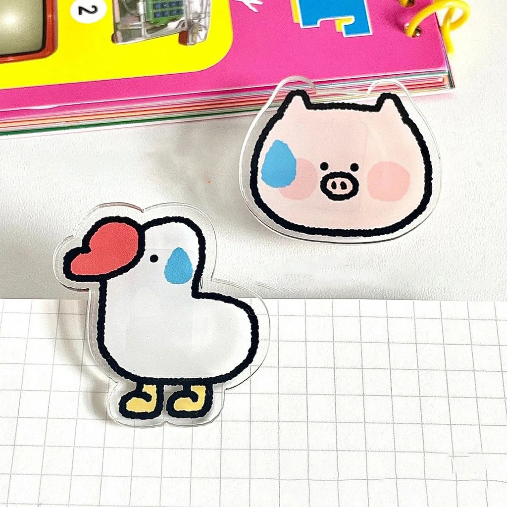 Kẹp Giấy Nhựa Paper Clip Đổ Mồ Hôi Confused Animal