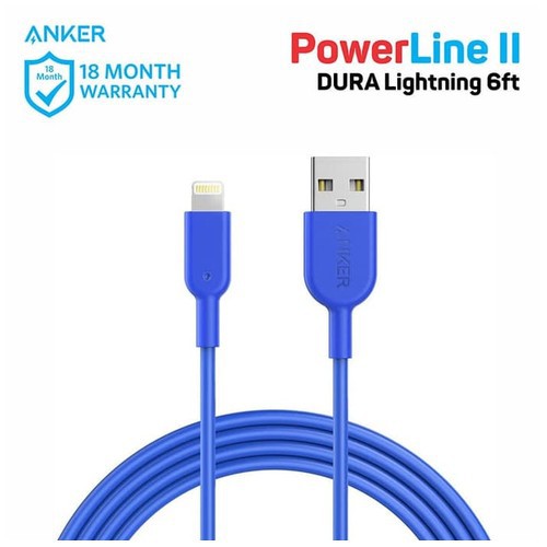 Dây Cáp Sạc Anker Powerline Ii Lightning 6ft A8433H31