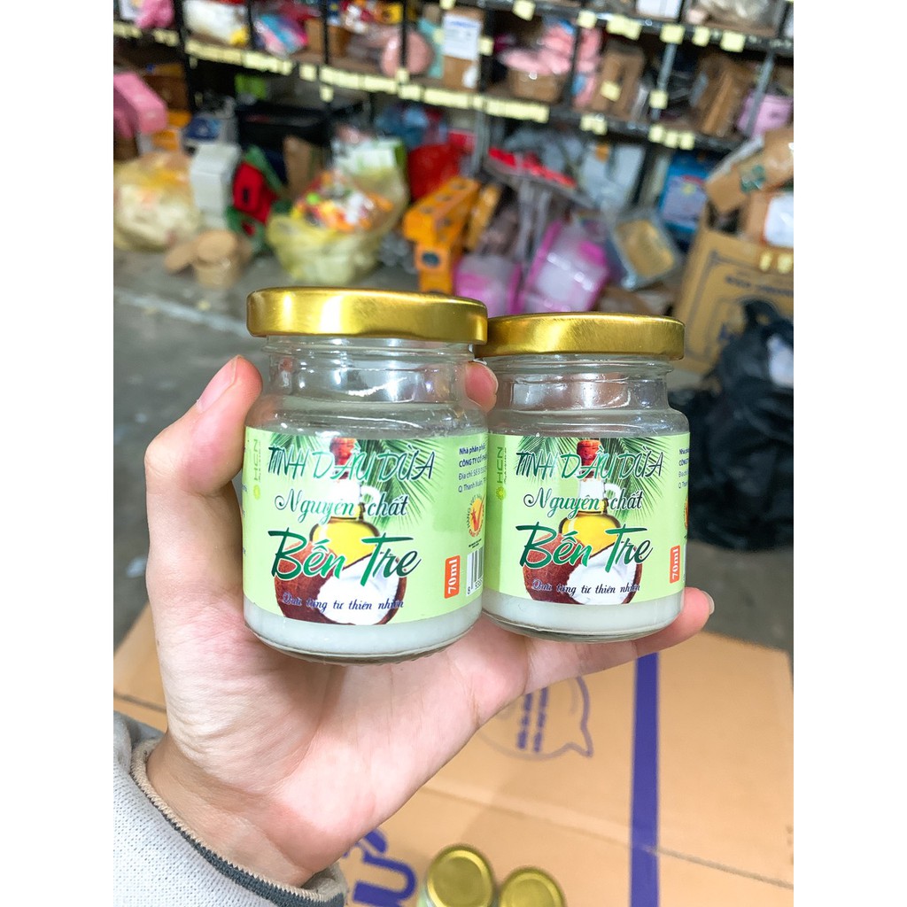 Dầu dừa hũ nguyên chất bến tre có sẵn
