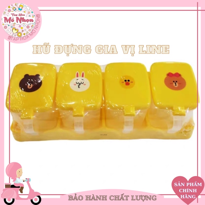 hũ đựng gia vị Line Friend