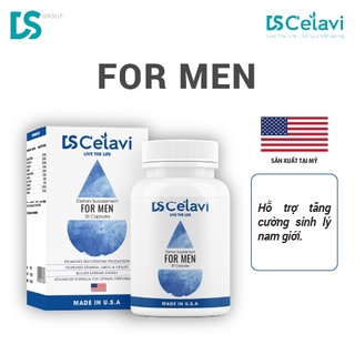 (Date T6.2023) Viên Uống Hỗ Trợ Tăng Cường Sinh Lý Nam Giới DS C'elavi For Men Giảm Mệt Mỏi Tăng Hiệu Suất Vận Động