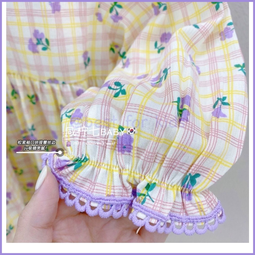 Đầm Công Chúa Thời Trang Xuân Thu Xinh Xắn Cho Bé Gái