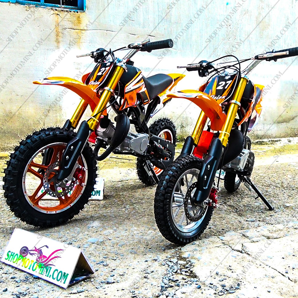 Cao cao mini 50cc ( Bánh Lớn ) trẻ em | Xe moto ruoi chạy bằng máy cắt cỏ xăng pha nhớt