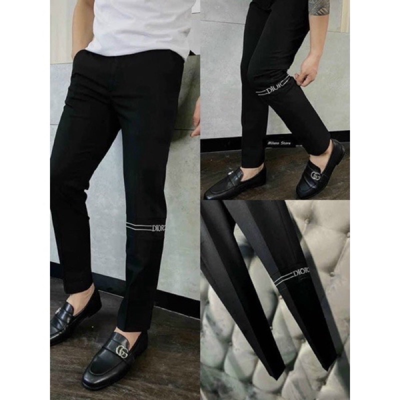Quần Âu Nam Dior Thêu Hot