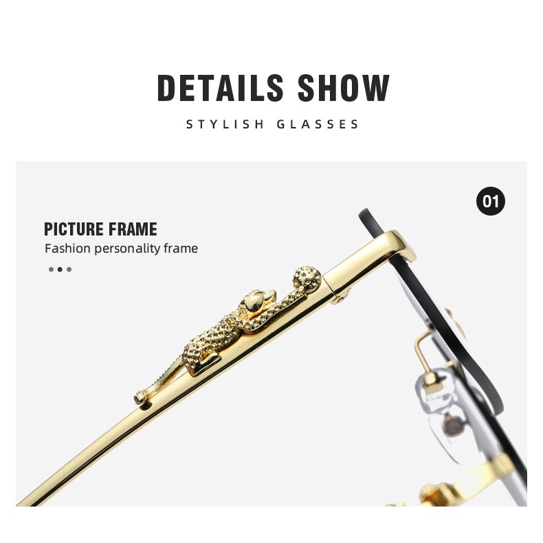 Kính mát thiết kế dộc đáo sang trọng phong cách retro Hàn Quốc