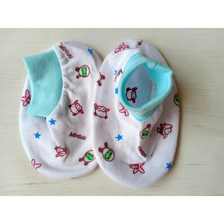 Set 2 Đôi bao chân Bo Bông Mintu cho bé sơ sinh