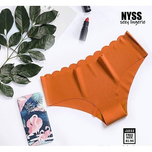 Quần Lót Nữ Đúc Su Thun Lạnh không đường may viền sóng gợi cảm tôn dáng sexy ❤️ Quần lót đúc su thun lạnh - QL 1033