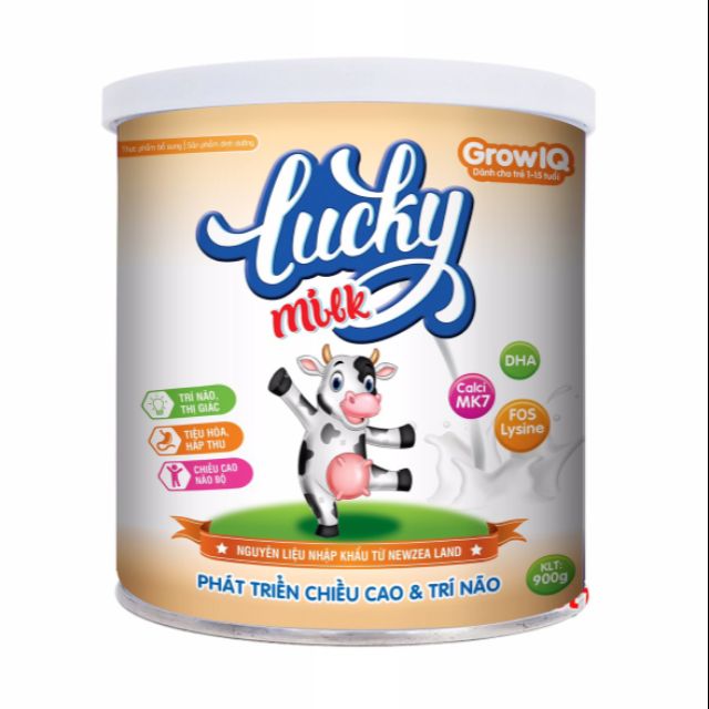 SỮA BỘT LUCKY MILK GROW IQ (DÀNH CHO TRẺ TỪ 1_15 TUỔI)