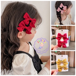 Kẹp tóc trẻ em, set 2 kẹp nơ tiểu thư cho bé gái siêu dễ thương phong cách Hàn Quốc cho bé Zô Zô Ba
