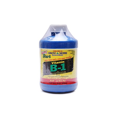 Vitamin B1 Growmore Phân Bón Hoa Lan-Cây Cảnh Cao Cấp (Lọ 235ML)