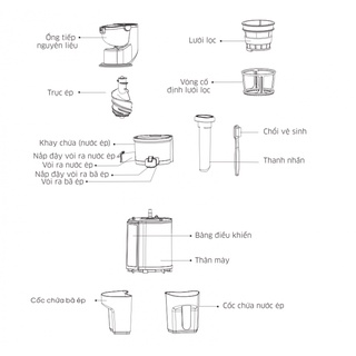 Máy ép chậm Kangaroo KG200SJD2