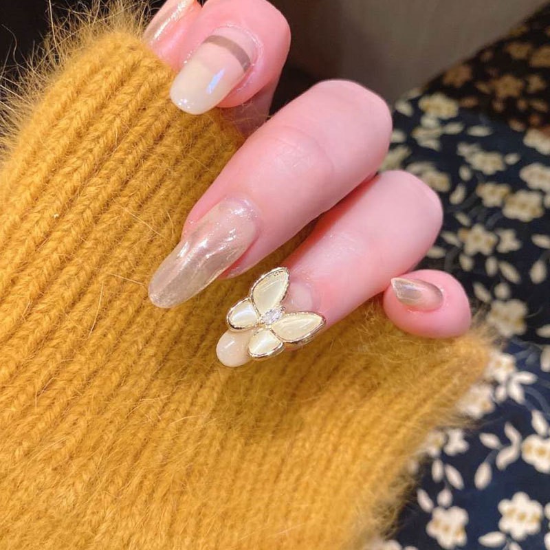 Set 10 Đá Hình Bướm 3d Trang Trí Móng Tay Nghệ Thuật