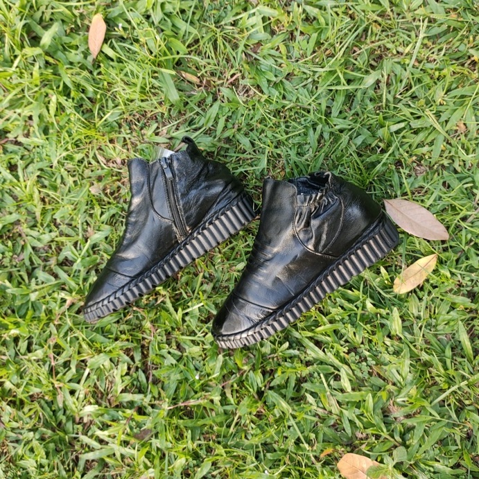 Boots Bốt size 38.5 Da thật second-hand B017- Đồ Si Bon