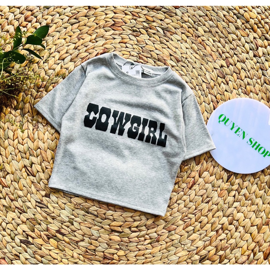 Áo Thun Nữ Croptop COWGIRL_QS QUYEN SHOP