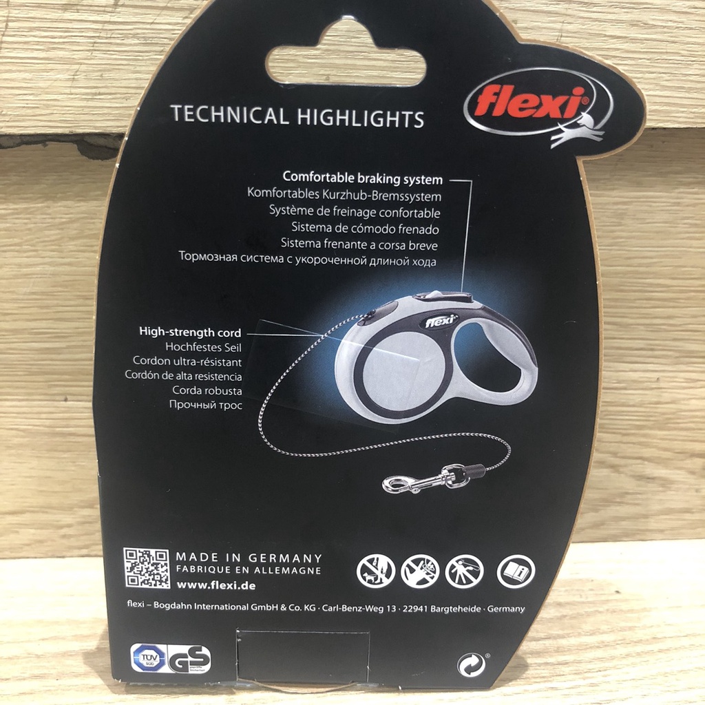 FLEXI Dây dặt tự động dành cho chó dây tròn New Comfort size XS  - Petemo Pet Shop