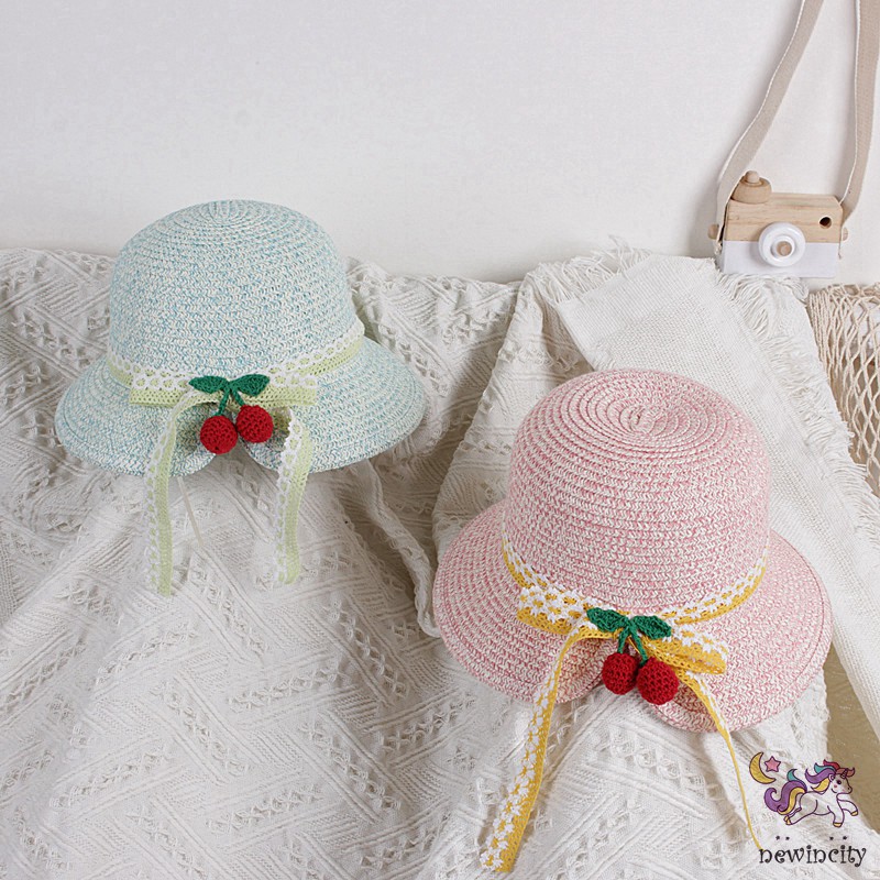 Mũ Rơm Thắt Nơ Xinh Xắn Phong Cách Hàn Quốc Cho Nữ