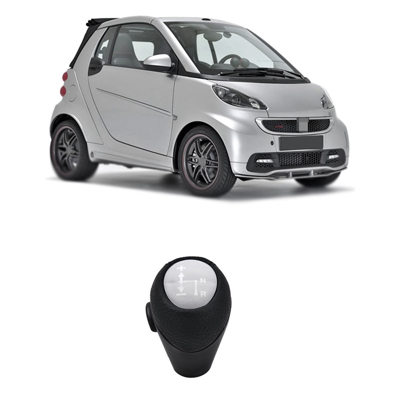 Núm Bọc Cần Số Thông Minh Màu Bạc Cho Fortwo 450 451 1998-2014 Smart Roadster 452 2003-2006
