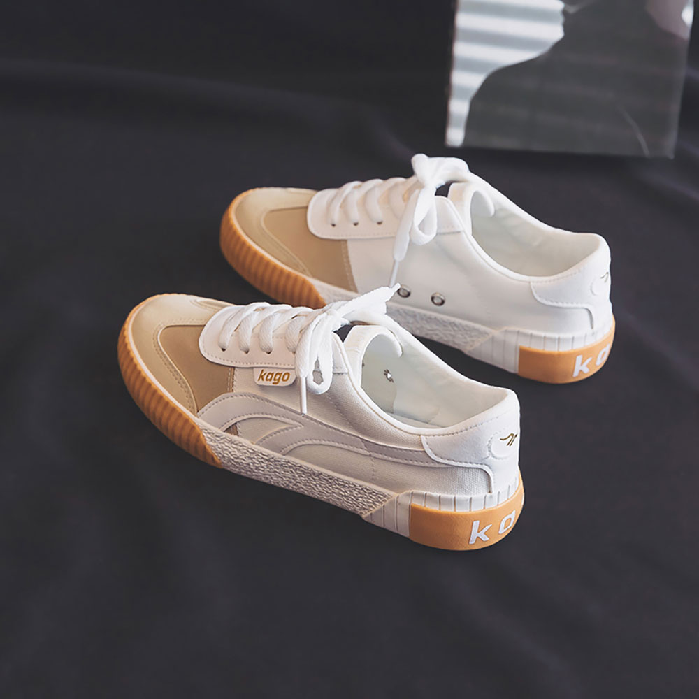 Giày Đế Bằng Mũi Tròn Cột Dây Thời Trang Cho Nữ