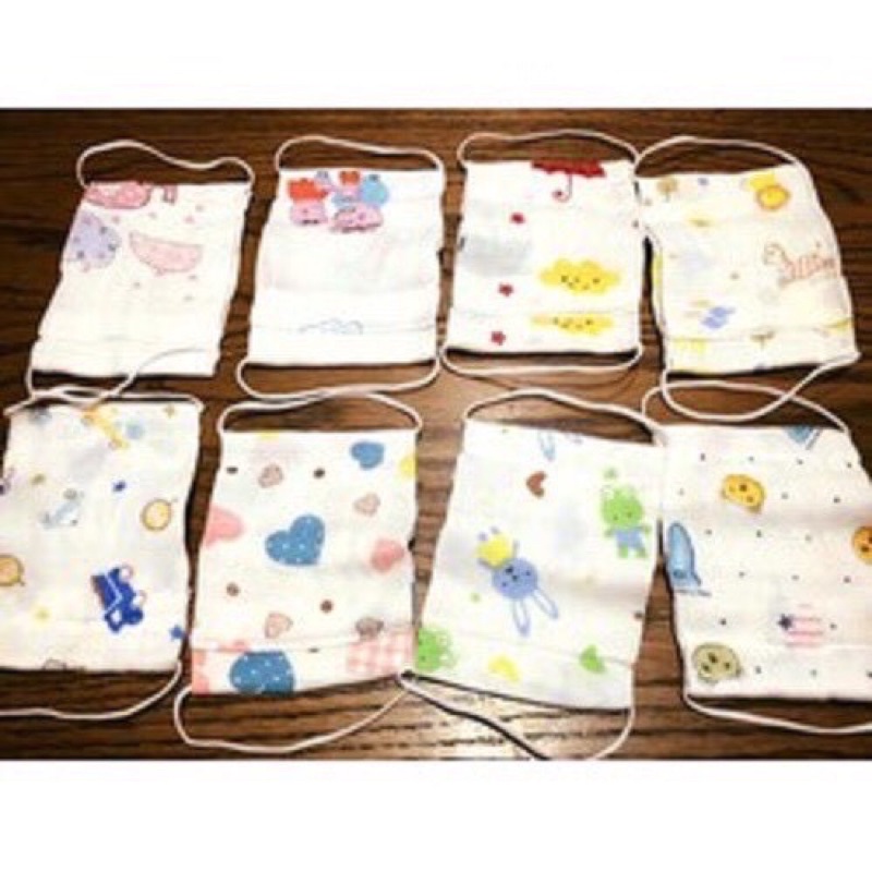 Khẩu trang vải xô Nhật cho bé 1-4 tuổi