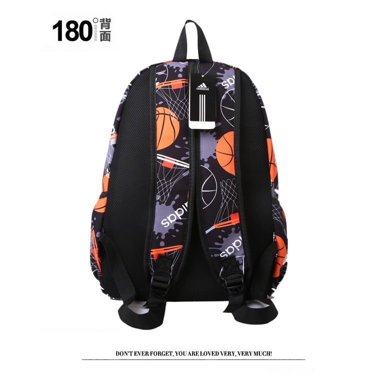 Adidax Ba Lô Đi Học / Tập Thể Thao Họa Tiết graffiti Đơn Giản Phong Cách Hàn Quốc Dành Cho Nam Và Nữ