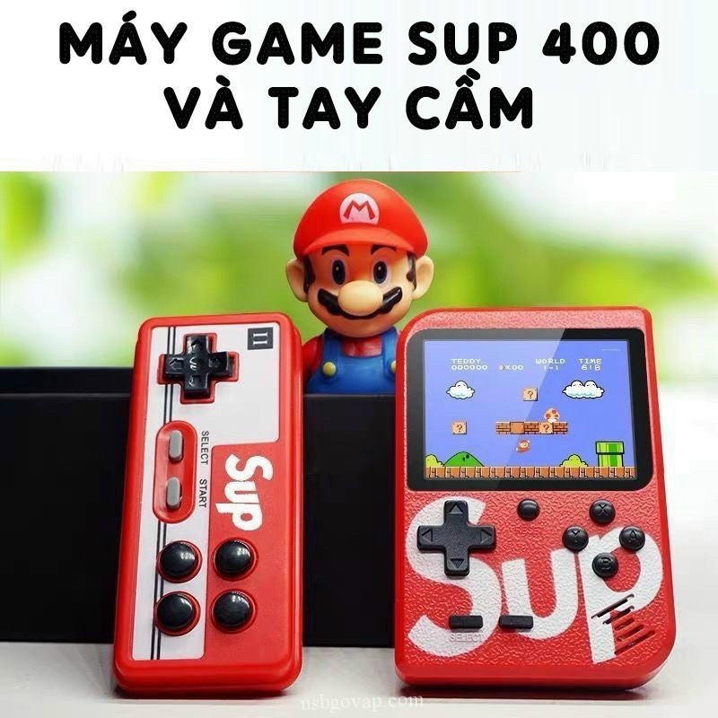 Máy Sup 400 game cầm tay Tặng kemd remote giới hạn